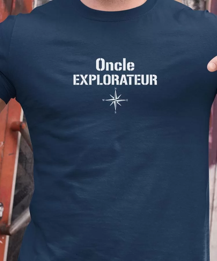 T-Shirt Oncle explorateur Pour homme