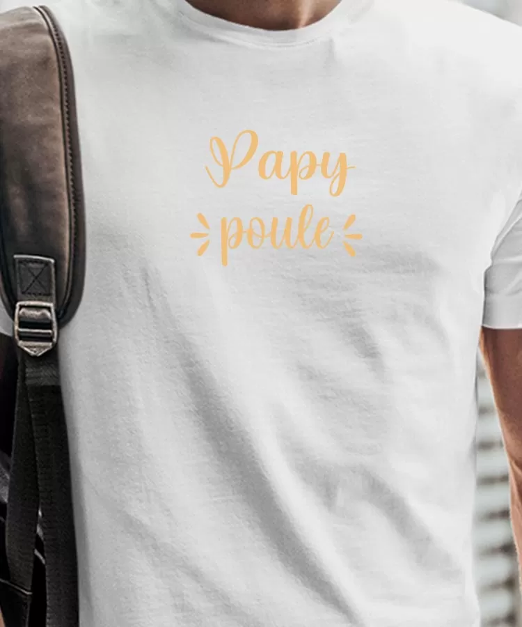 T-Shirt Papy poule Pour homme