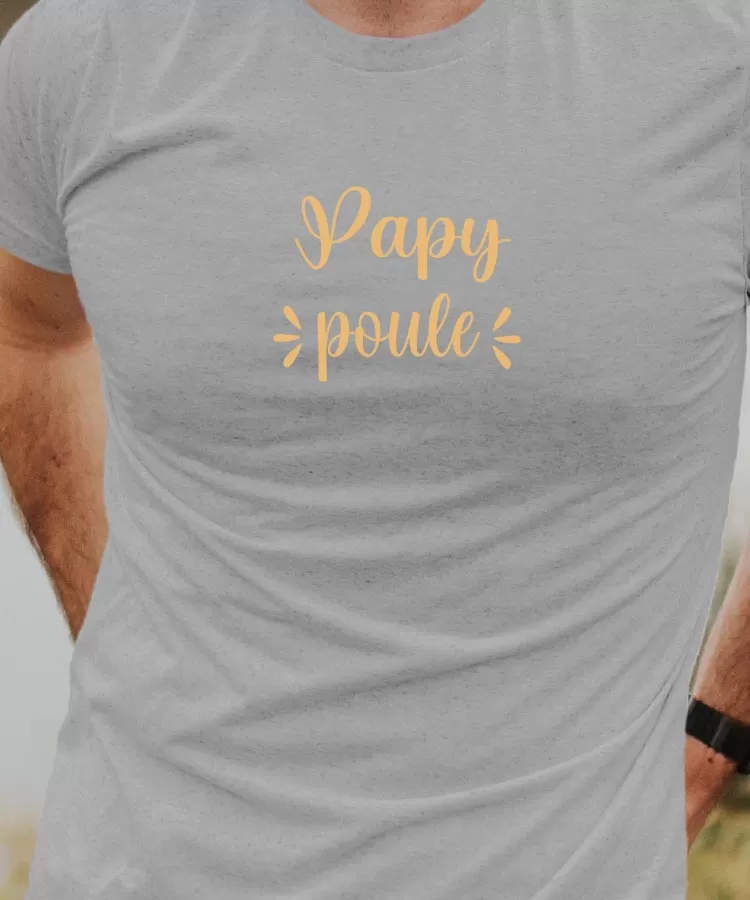 T-Shirt Papy poule Pour homme