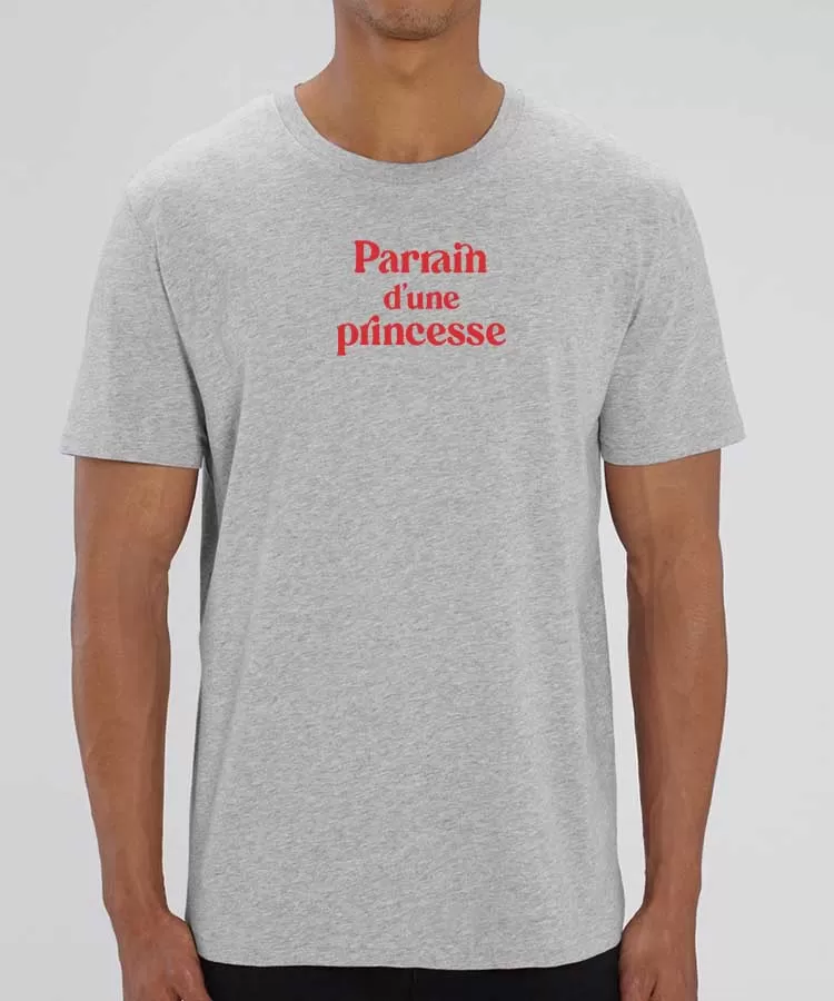 T-Shirt Parrain d'une princesse Pour homme