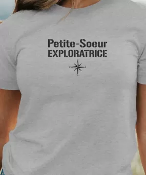 T-Shirt Petite-Soeur exploratrice Pour femme