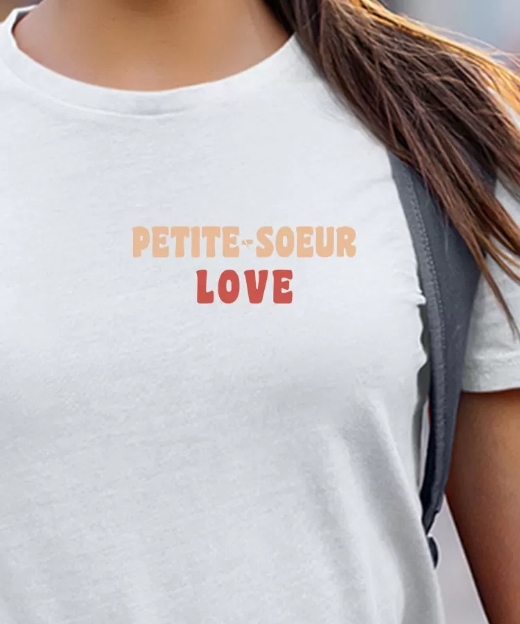 T-Shirt Petite-Soeur love Pour femme