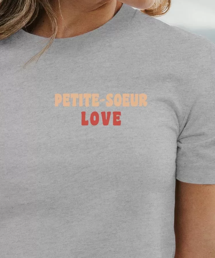 T-Shirt Petite-Soeur love Pour femme