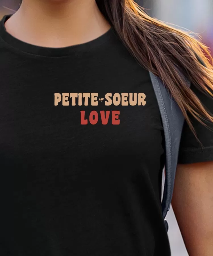 T-Shirt Petite-Soeur love Pour femme