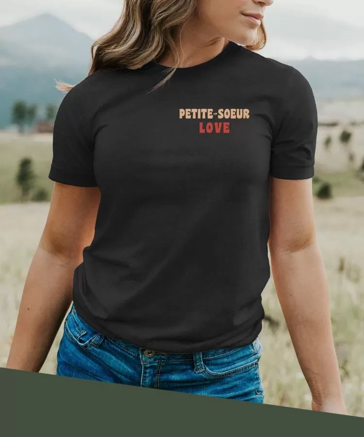 T-Shirt Petite-Soeur love Pour femme