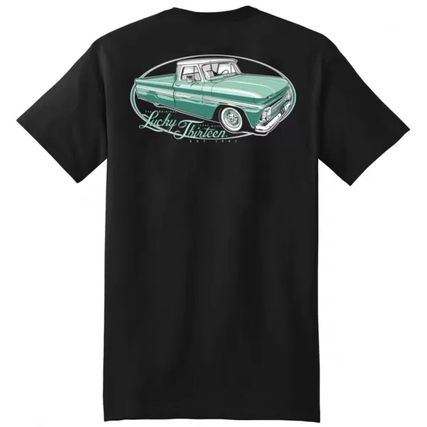 T-shirt pick-up chevrolet C10 Lucky13.