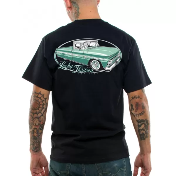 T-shirt pick-up chevrolet C10 Lucky13.