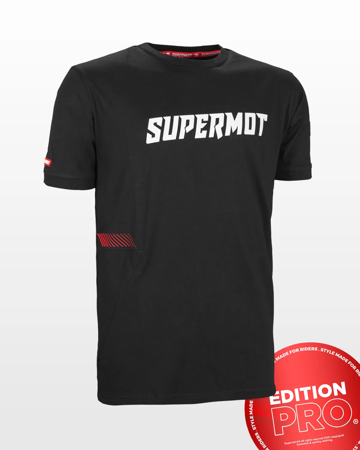 T-shirt PRO SUPERMOT Noir - SUPERMOT® - Boutique Officielle