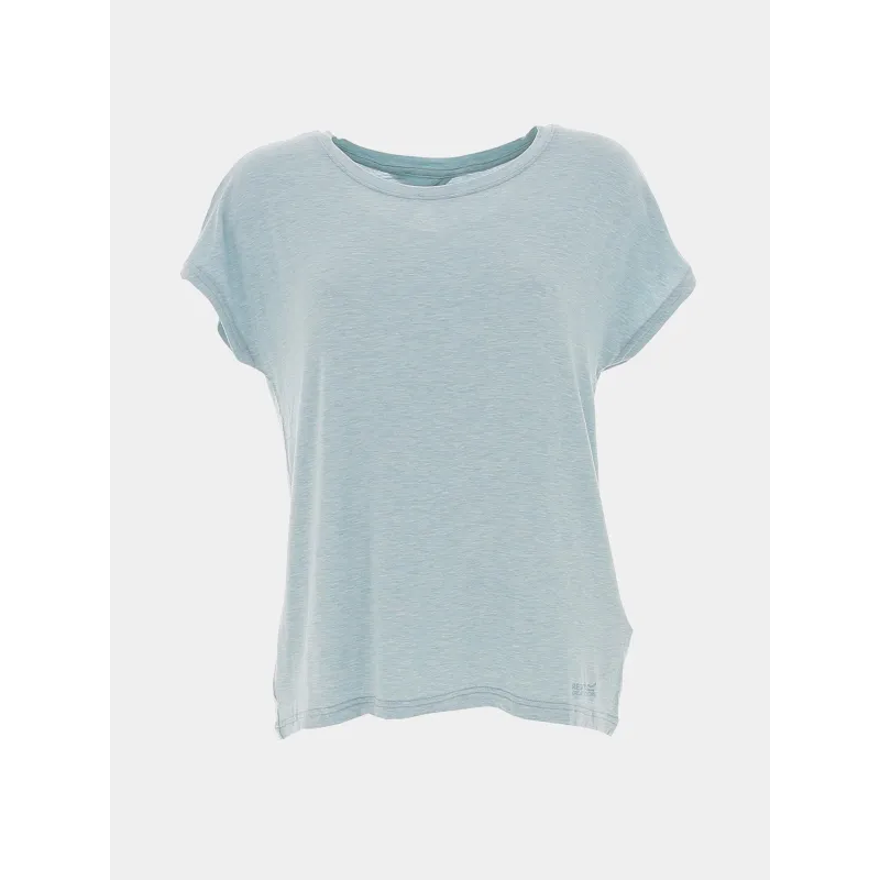 T-shirt regular graphic paillettes blanc femme - Salsa | wimod