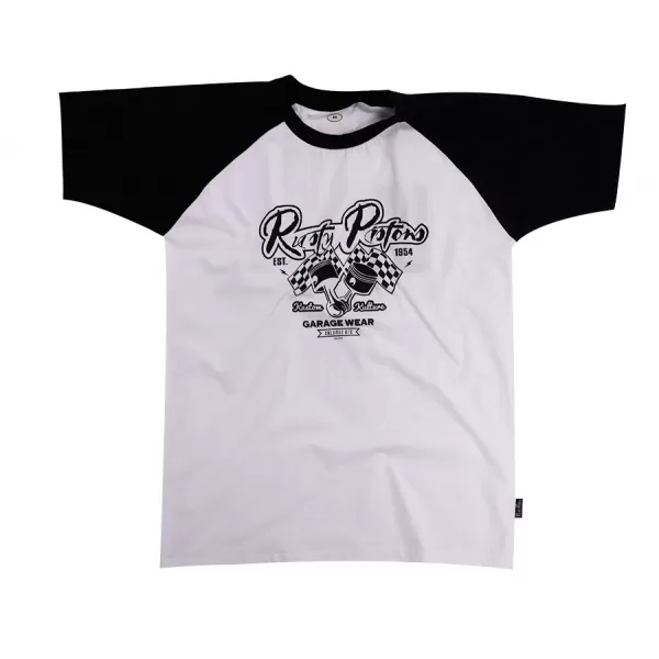 T-shirt Rusty Pistons raglan homme - T-shirt kustom