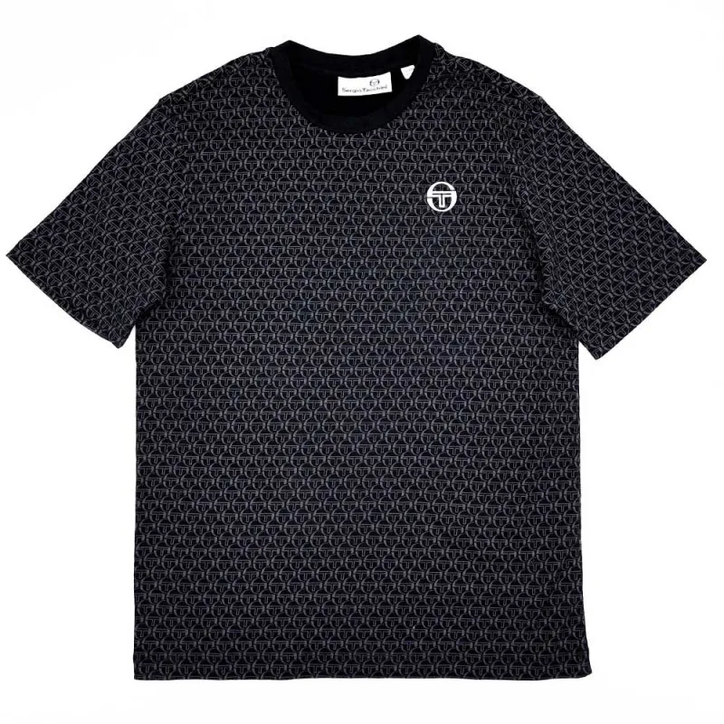 T-shirt Sergio Tacchini Ansley Noir