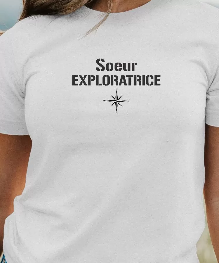 T-Shirt Soeur exploratrice Pour femme