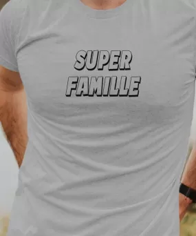 T-Shirt Super Famille Pour homme