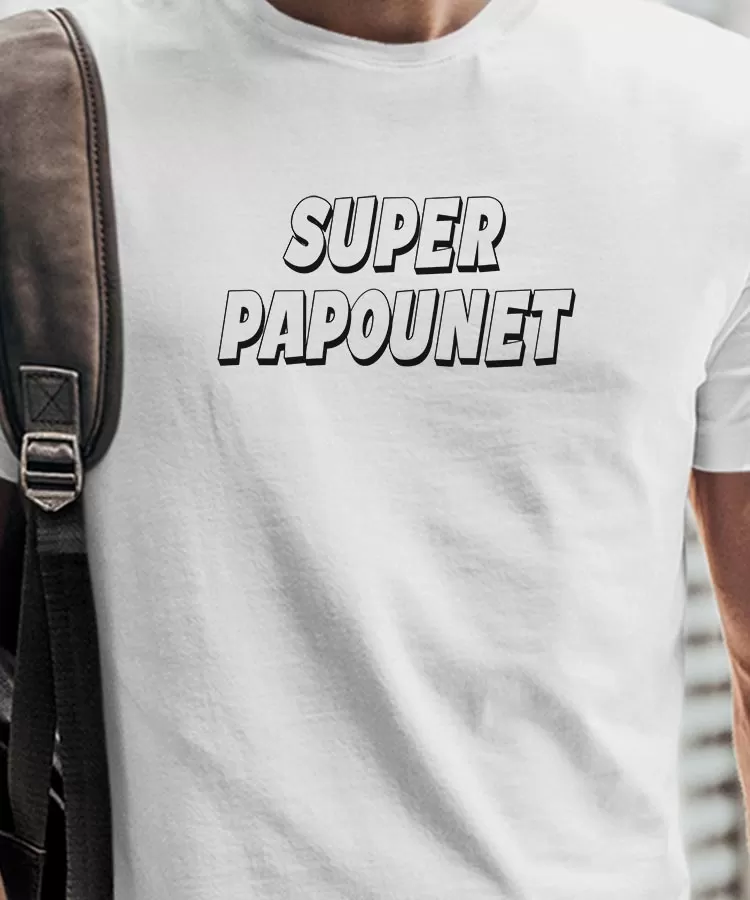 T-Shirt Super Papounet Pour homme