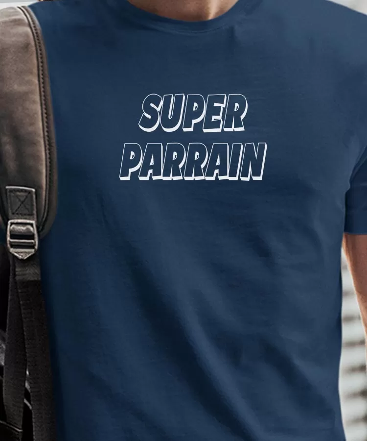 T-Shirt Super Parrain Pour homme