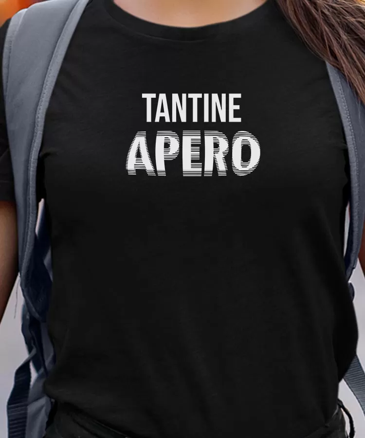 T-Shirt Tantine apéro face Pour femme