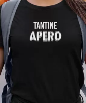 T-Shirt Tantine apéro face Pour femme