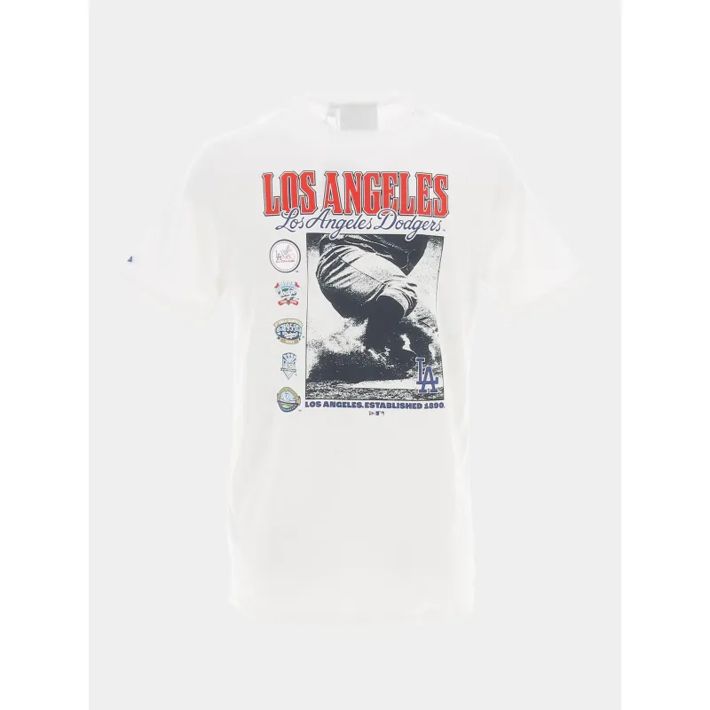 T-shirt team graphic dodgers blanc homme - New Era | wimod