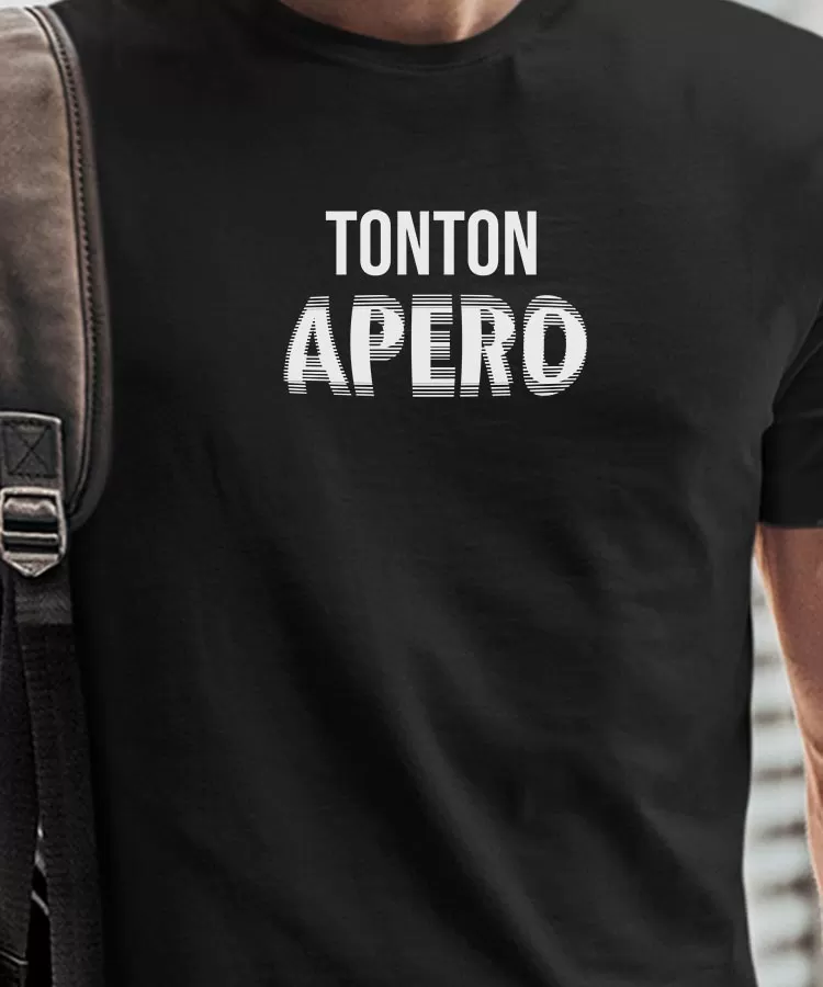 T-Shirt Tonton apéro face Pour homme