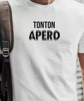 T-Shirt Tonton apéro face Pour homme