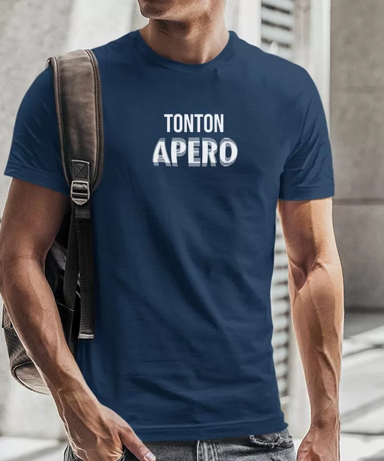 T-Shirt Tonton apéro face Pour homme