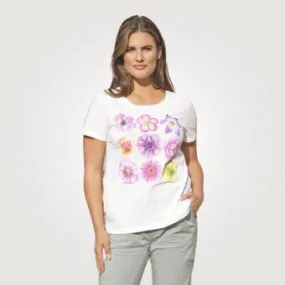 T-shirt à imprimé floral ⋆ Lehner Versand