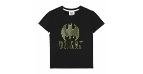 T shirt à manches courtes Enfant Batman Noir