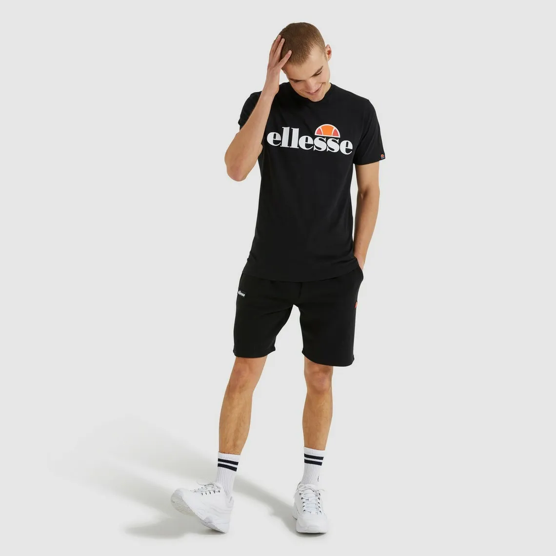 Tee-Shirt Homme SL Prado Noir en coton Ellesse prêt-à-porter - T-shirt / Polo Homme sur MenCorner