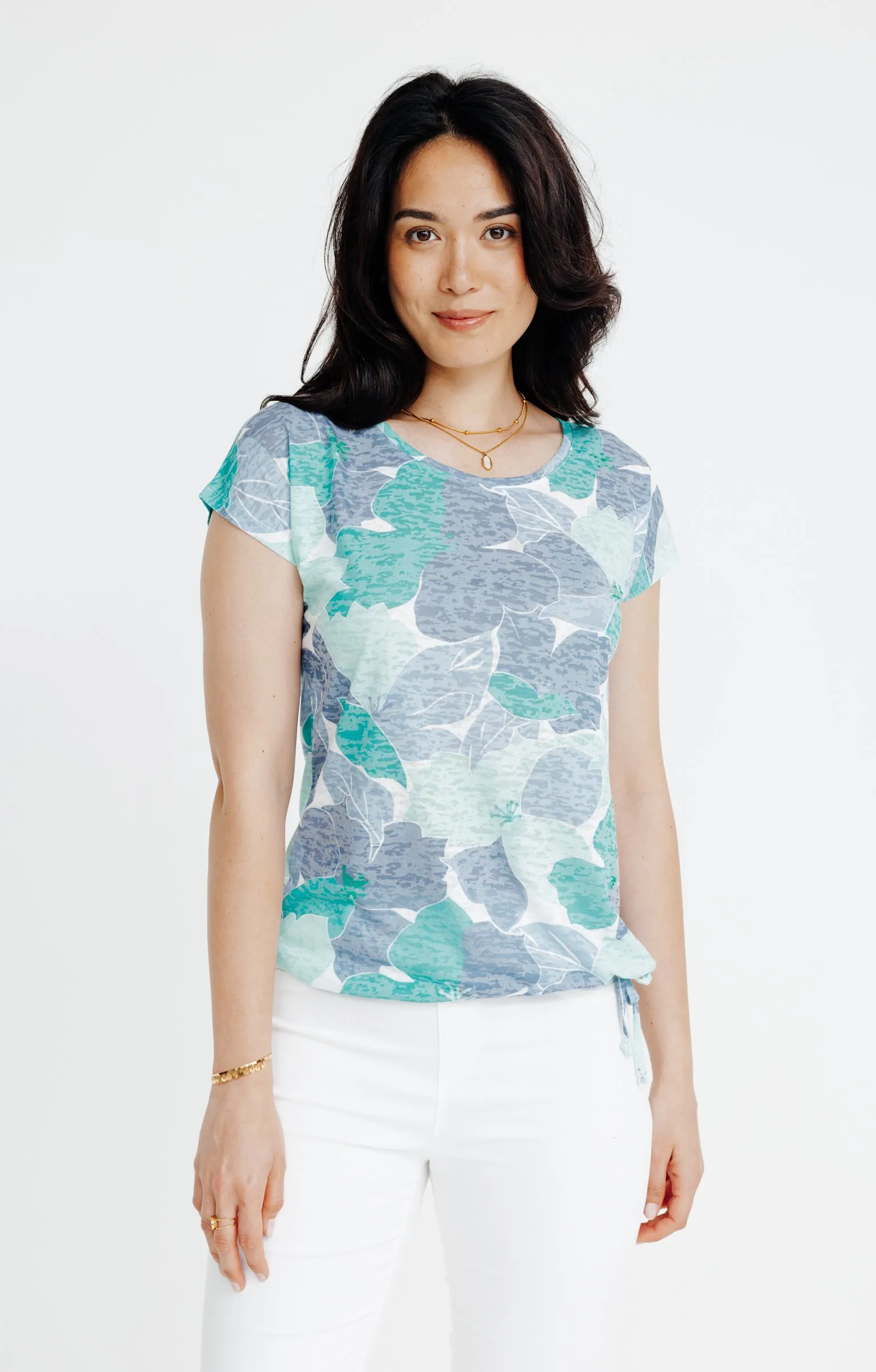 Tee-shirt imprimé fleurs - 23,06 €