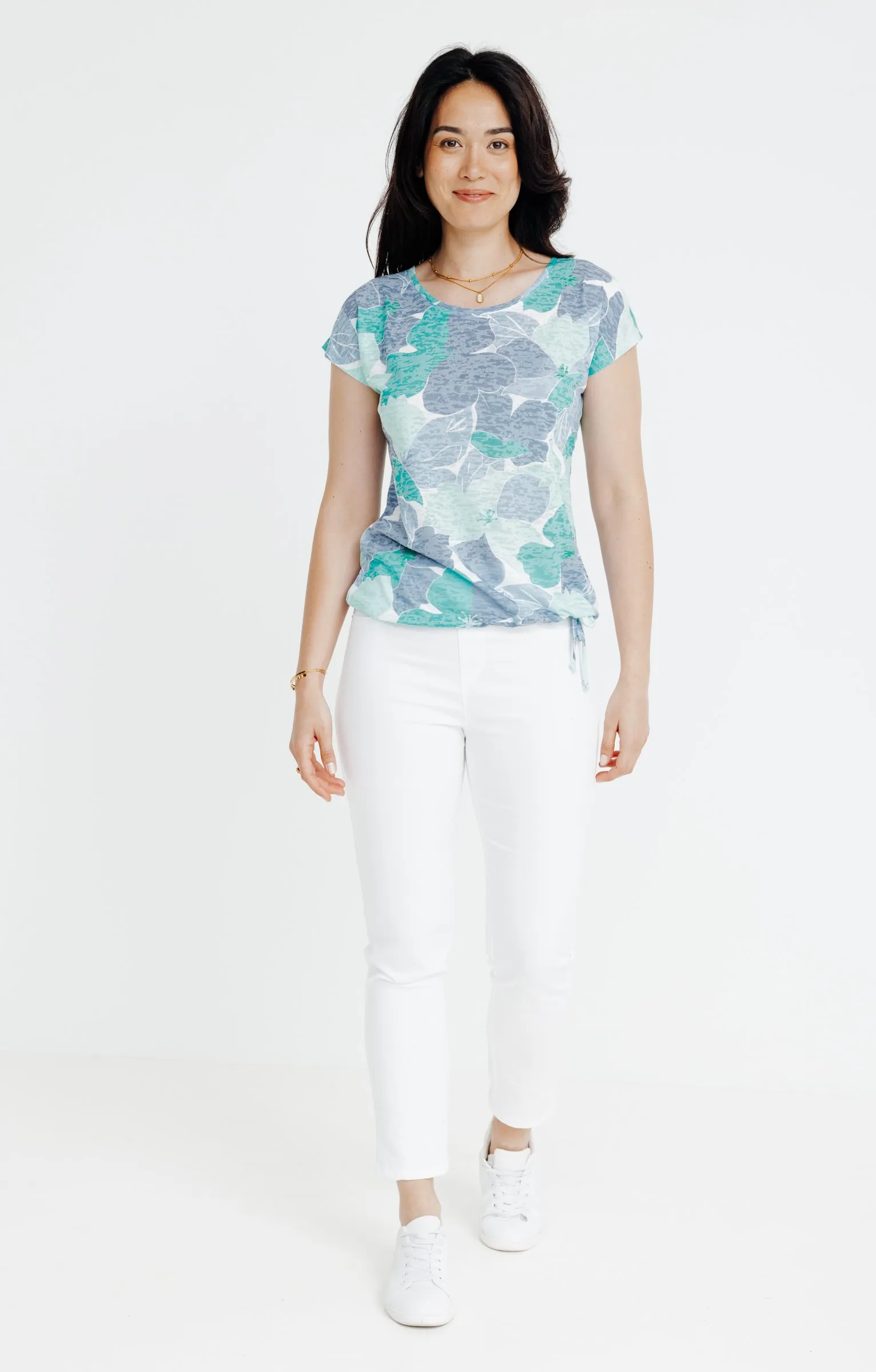 Tee-shirt imprimé fleurs - 23,06 €