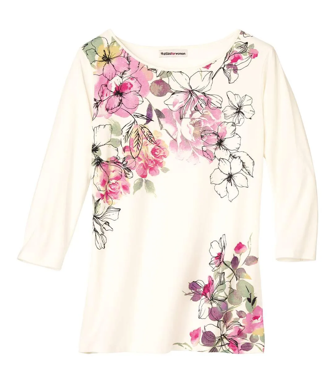 Tee-shirt Imprimé Fleurs