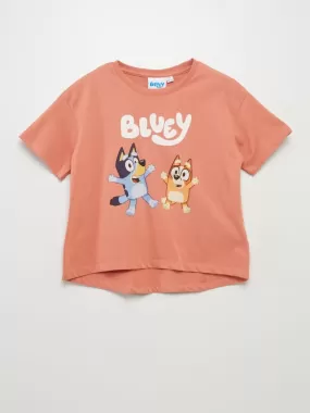 Tee-shirt imprimé 'Bluey' - Orange