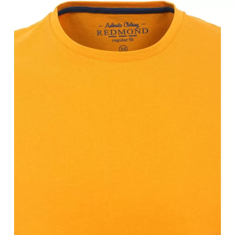 Tee-shirt jaune col rond REDMOND 665rd