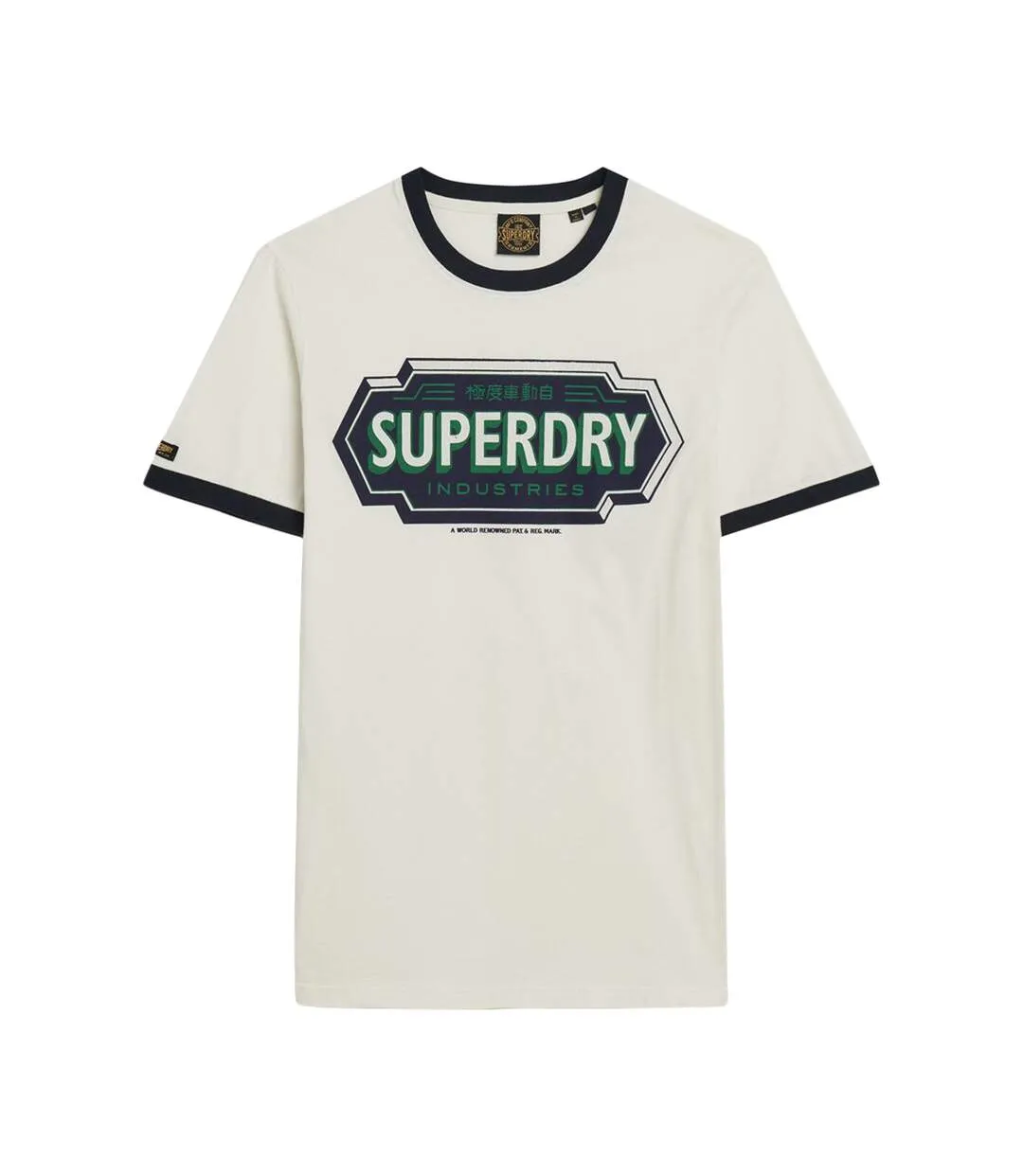 Tee Shirt Superdry Ringer Workwear Graphic