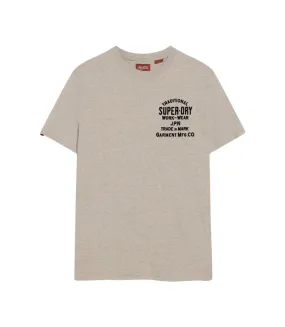 Tee Shirt Superdry Workwear Flock Graphic