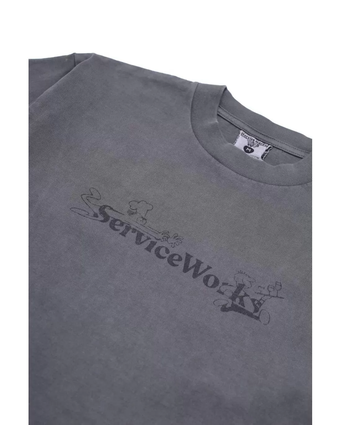 TSHIRT CHASE CHARCOAL - Service Works  | Chez Maman Rouen