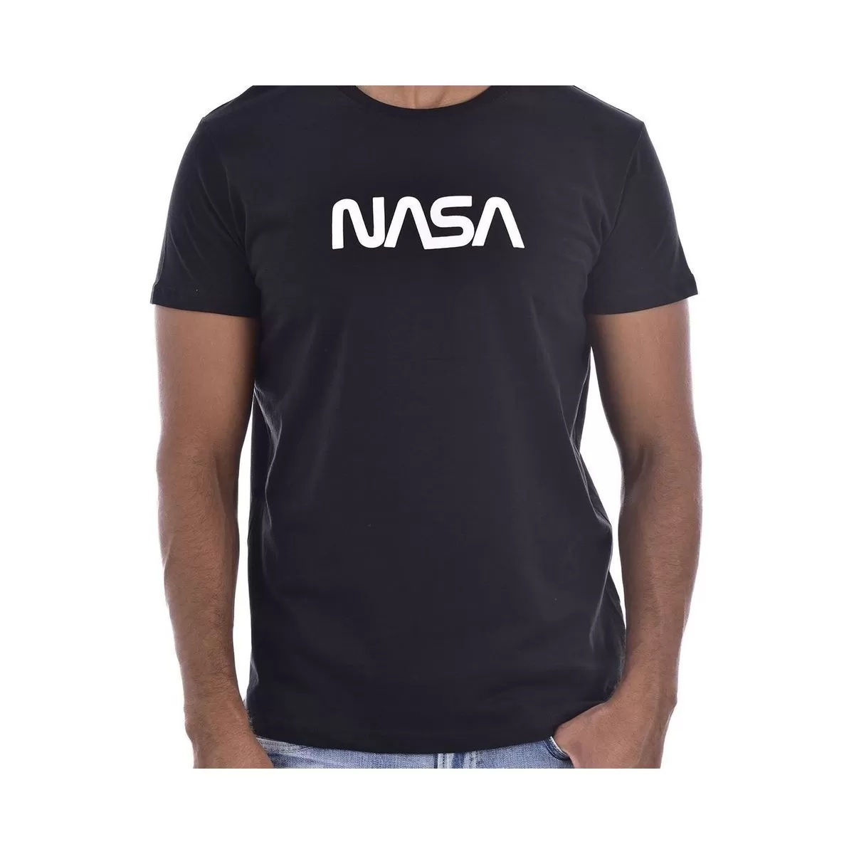 Tshirt et polos Nasa big worm o neck noir