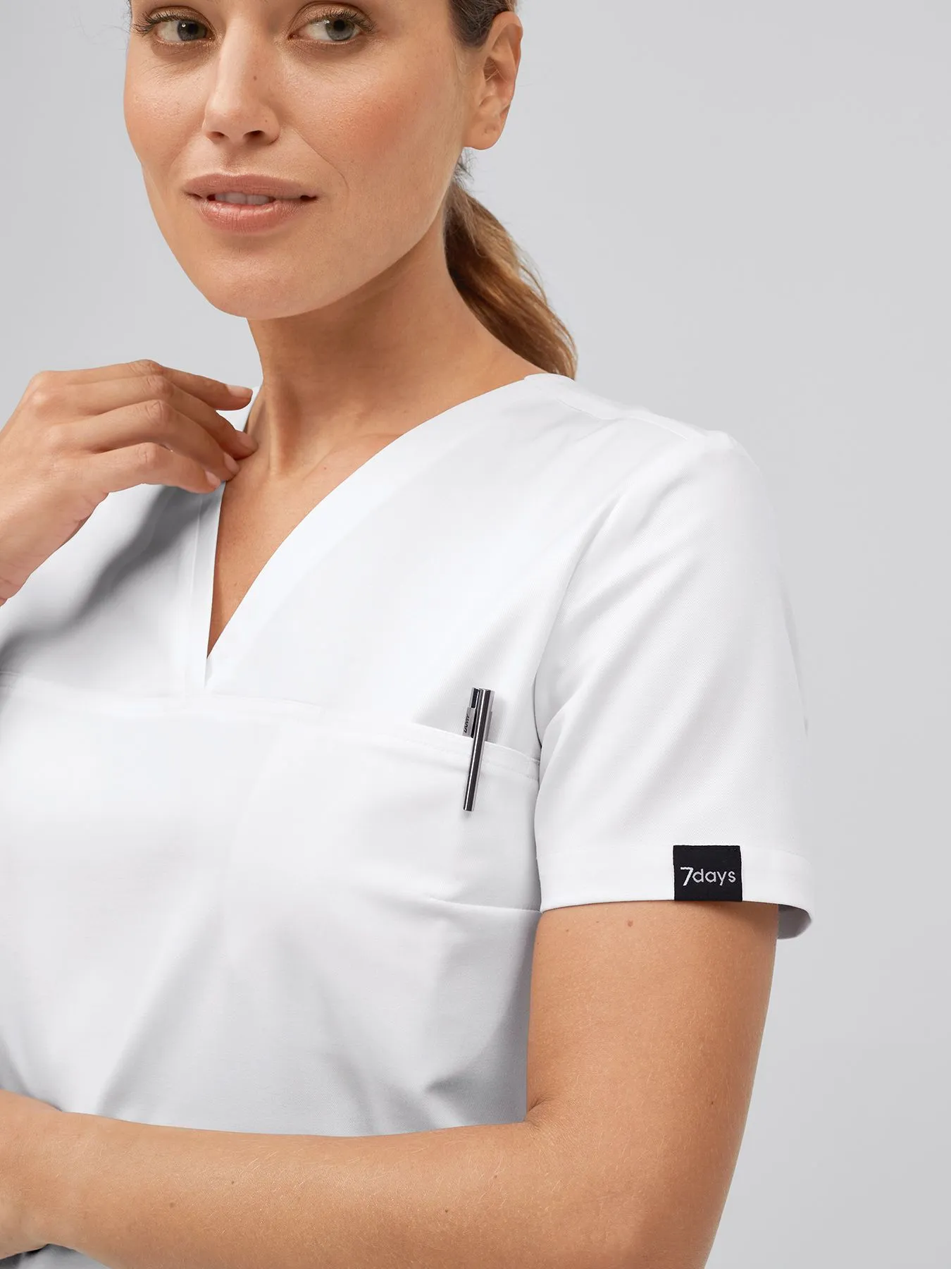 Tunique médicale en Lyocell (TENCEL™) BREDA – stretch