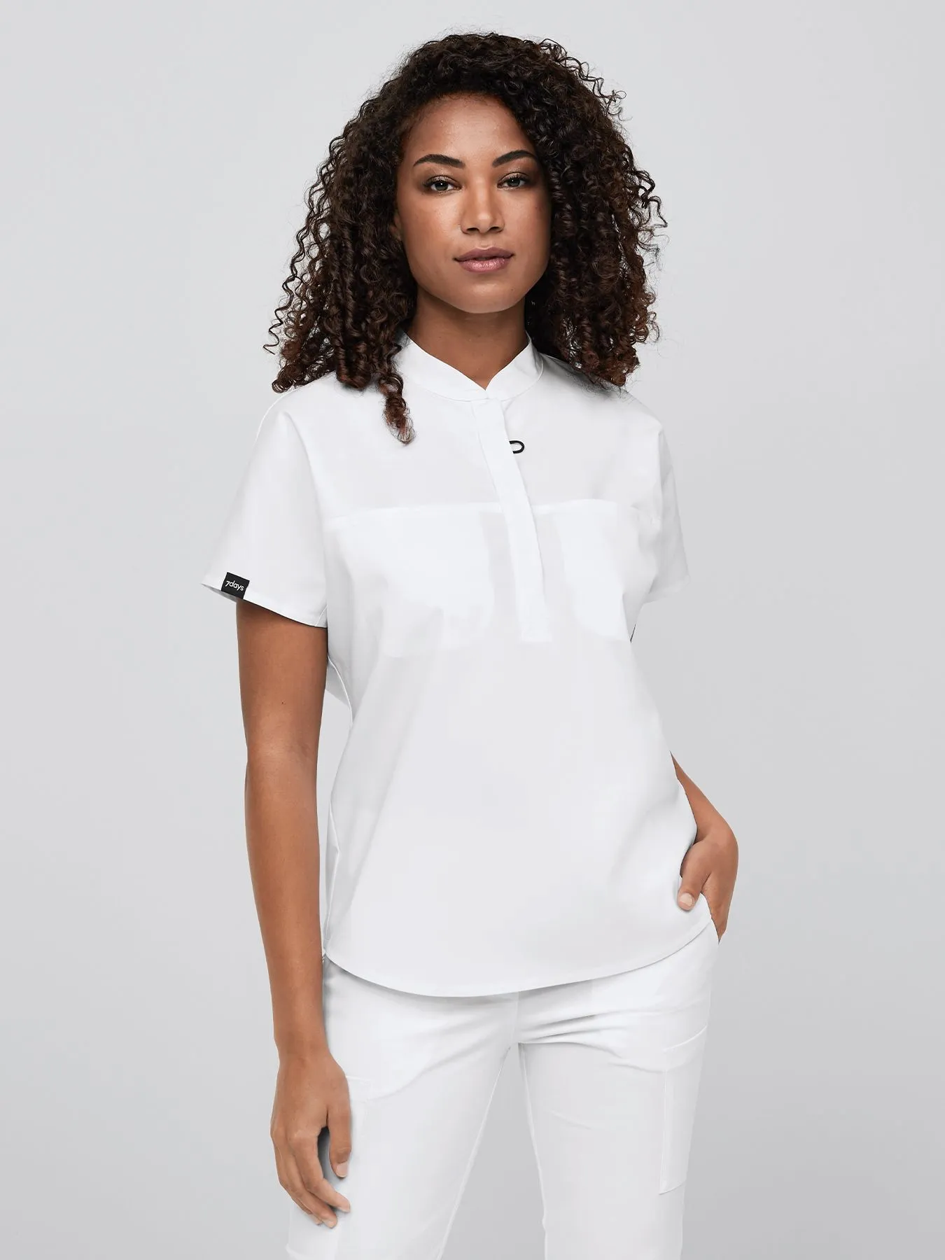 Tunique médicale en Lyocell (TENCEL™) LONDON – stretch