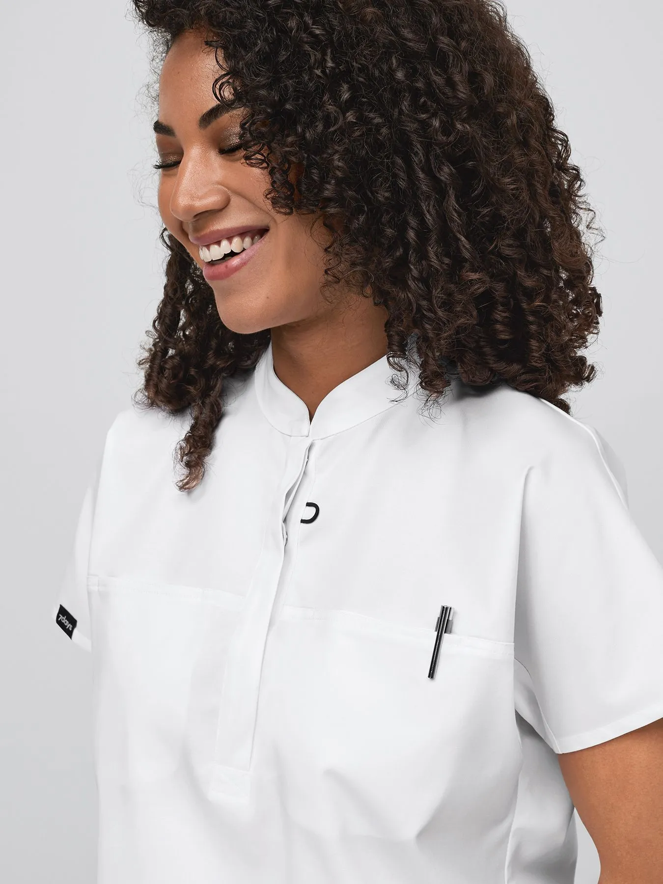 Tunique médicale en Lyocell (TENCEL™) LONDON – stretch