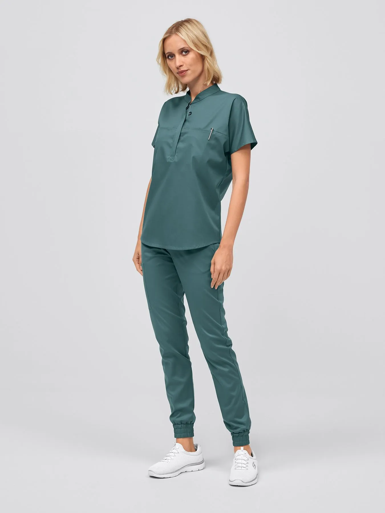 Tunique médicale en Lyocell (TENCEL™) LONDON – stretch