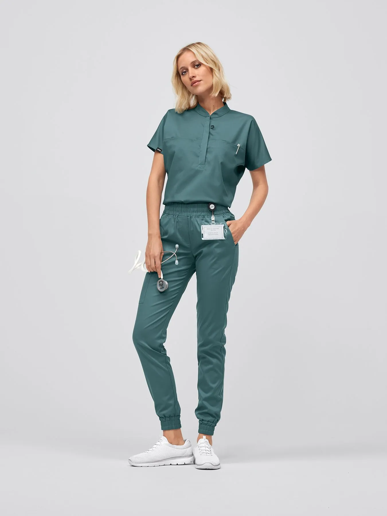 Tunique médicale en Lyocell (TENCEL™) LONDON – stretch