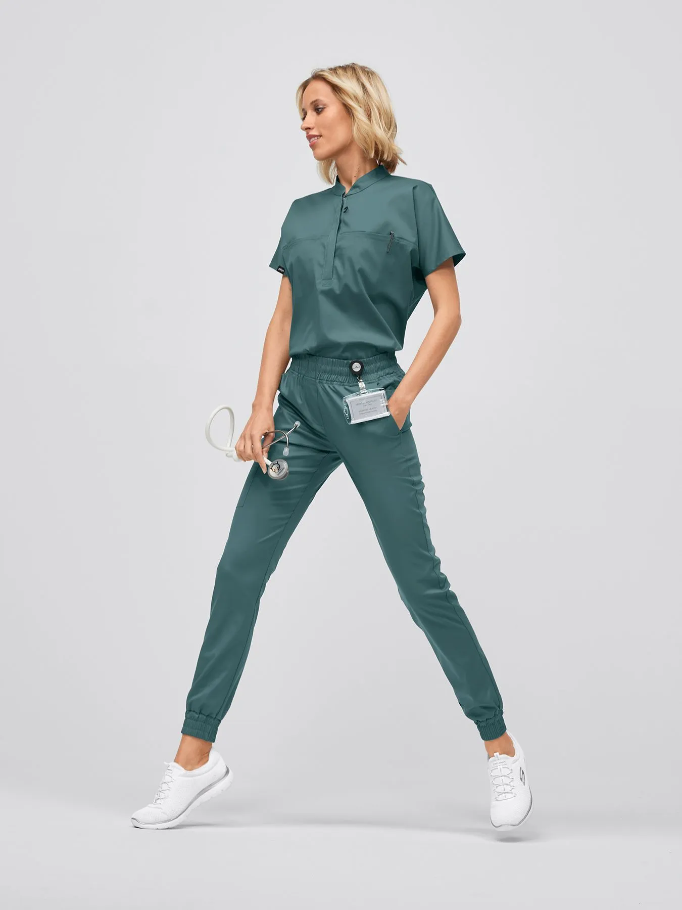 Tunique médicale en Lyocell (TENCEL™) LONDON – stretch