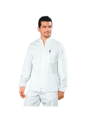 Tunique Médicale Homme Samarcanda Blanc 100% Coton