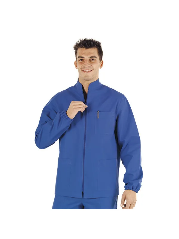 Tunique Médicale Homme Samarcanda Bleu 100% Coton