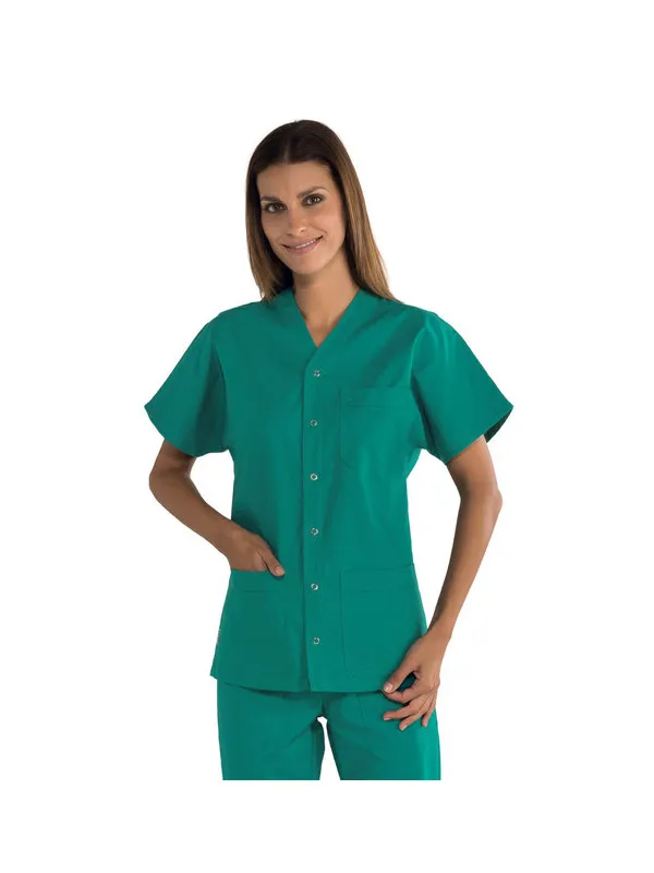 Tunique médicale Unisex 100% coton Cancun verte