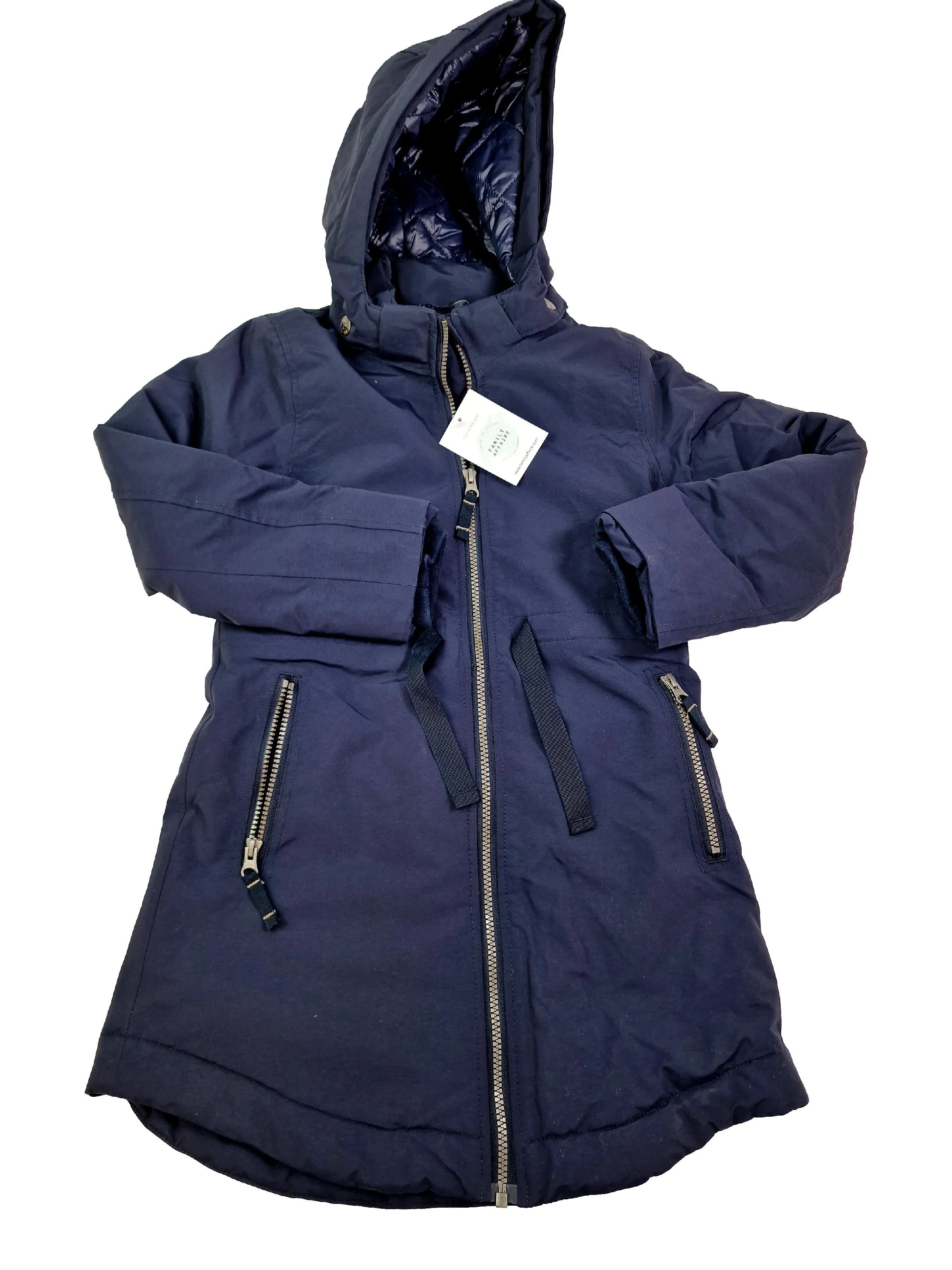 VER DE TERRE 8 ans manteau marine