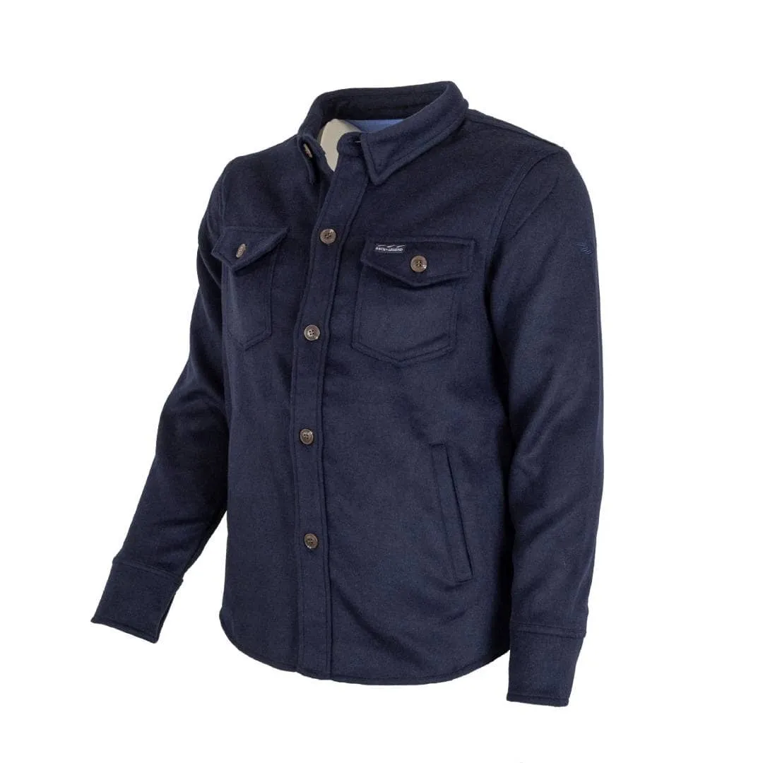 Veste bleue Laine/Polyester