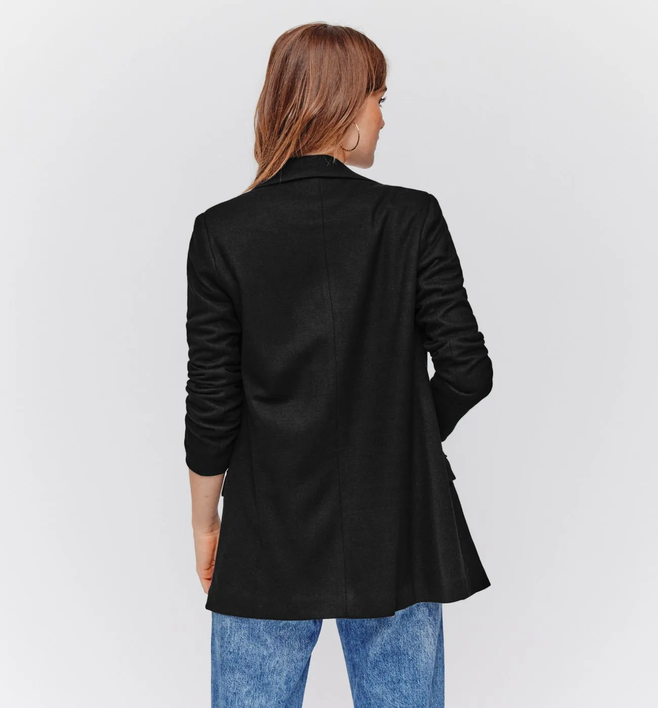 Veste de tailleur unie Femme - Noir