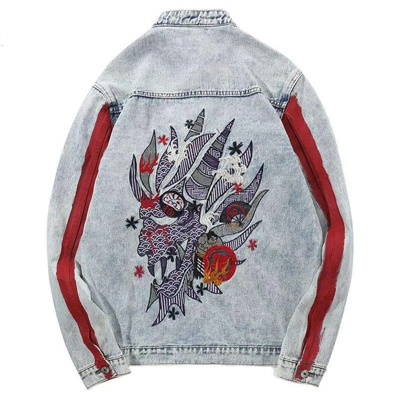 VESTE DENIM DRAGON